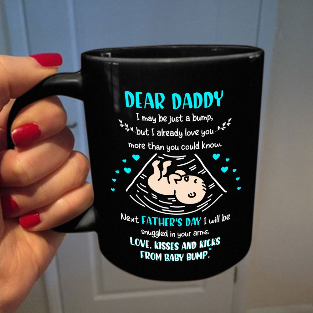 Father's Day Gift For Dad To Be Just A Bump Mug