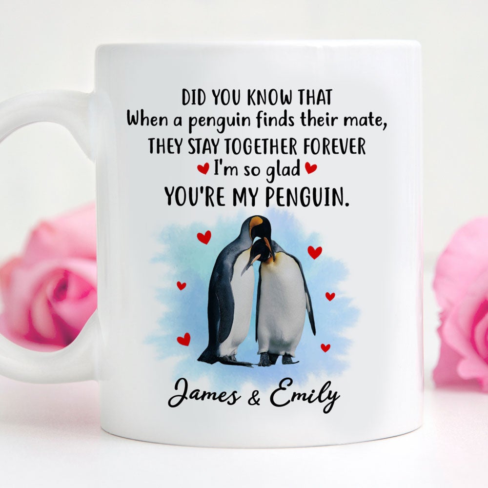 Funny Penguins You Are My Penguin Personalized Mug