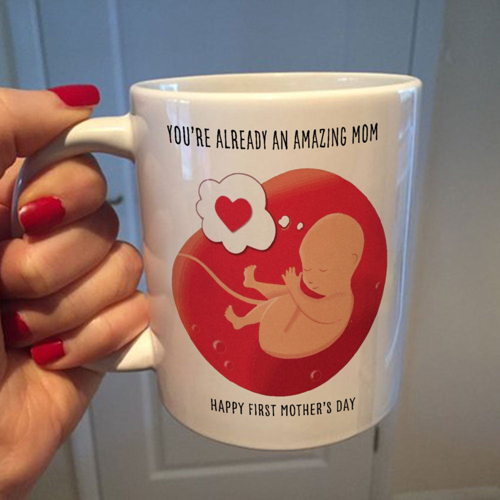 My Hero Already Mug First Mother's Day Gift For Mom To Be