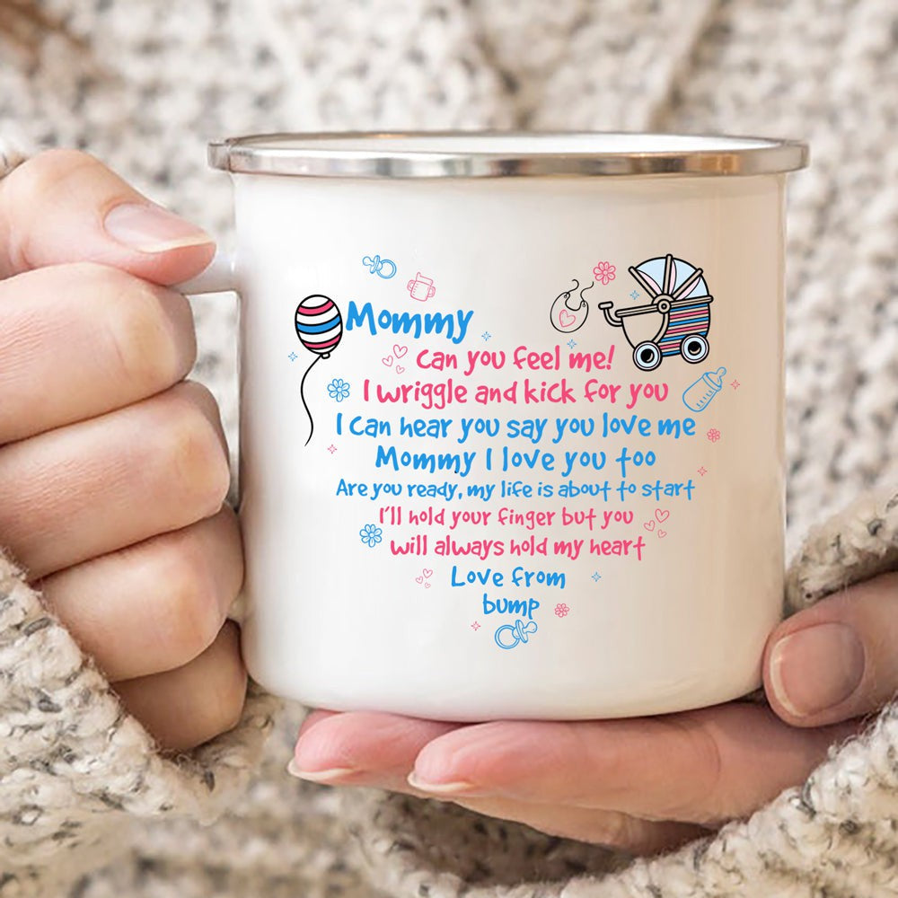 Can You Feel Me Mom To Be Bump Mugs Gift For Expecting Mom