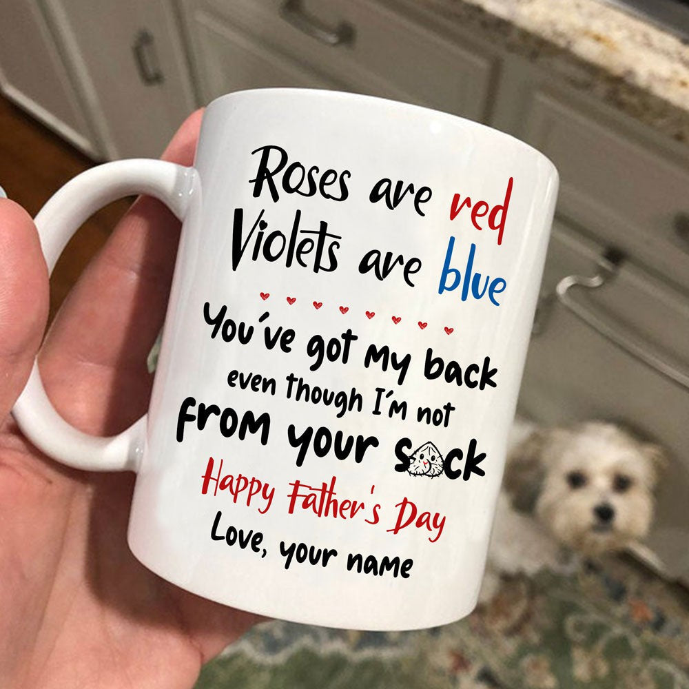 Funny Gift For Step Dad Not From Your Sack Personalized Mug