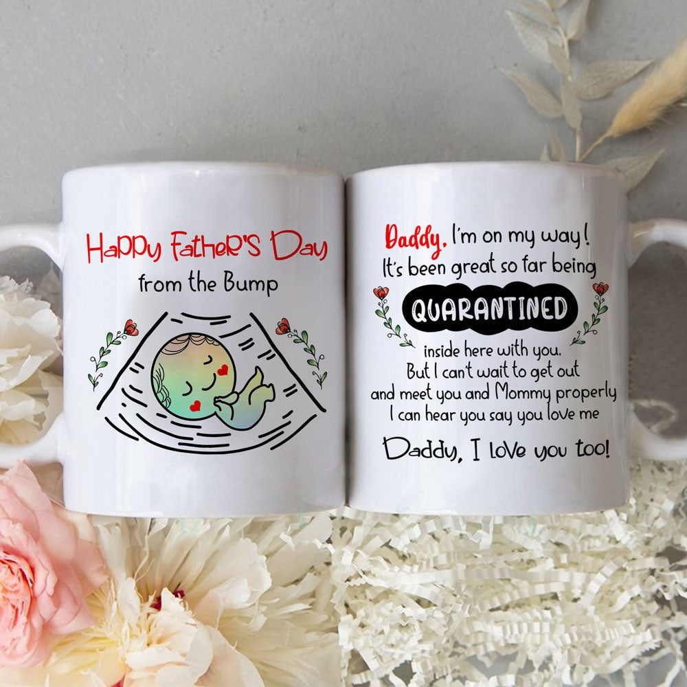 Father's Day Gift For Expecting Dad I'm On My Way Mug