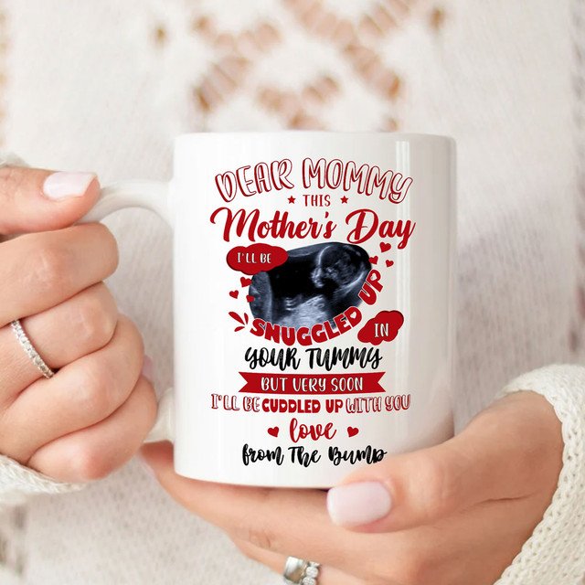 Ultrasound Dear Mommy 5 This Mother's Day Personalized Mug