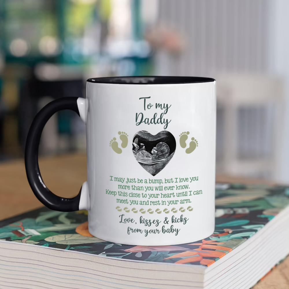 I May Just Be A Bump Mugs Personalized Gift For Expecting Dad