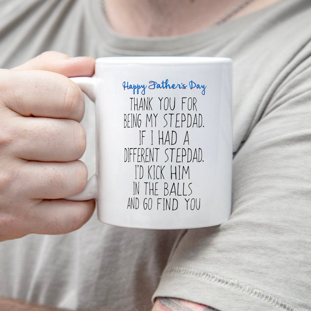 Happy Father's Day  Find Step Dad Mug Gift For Bonus Dad