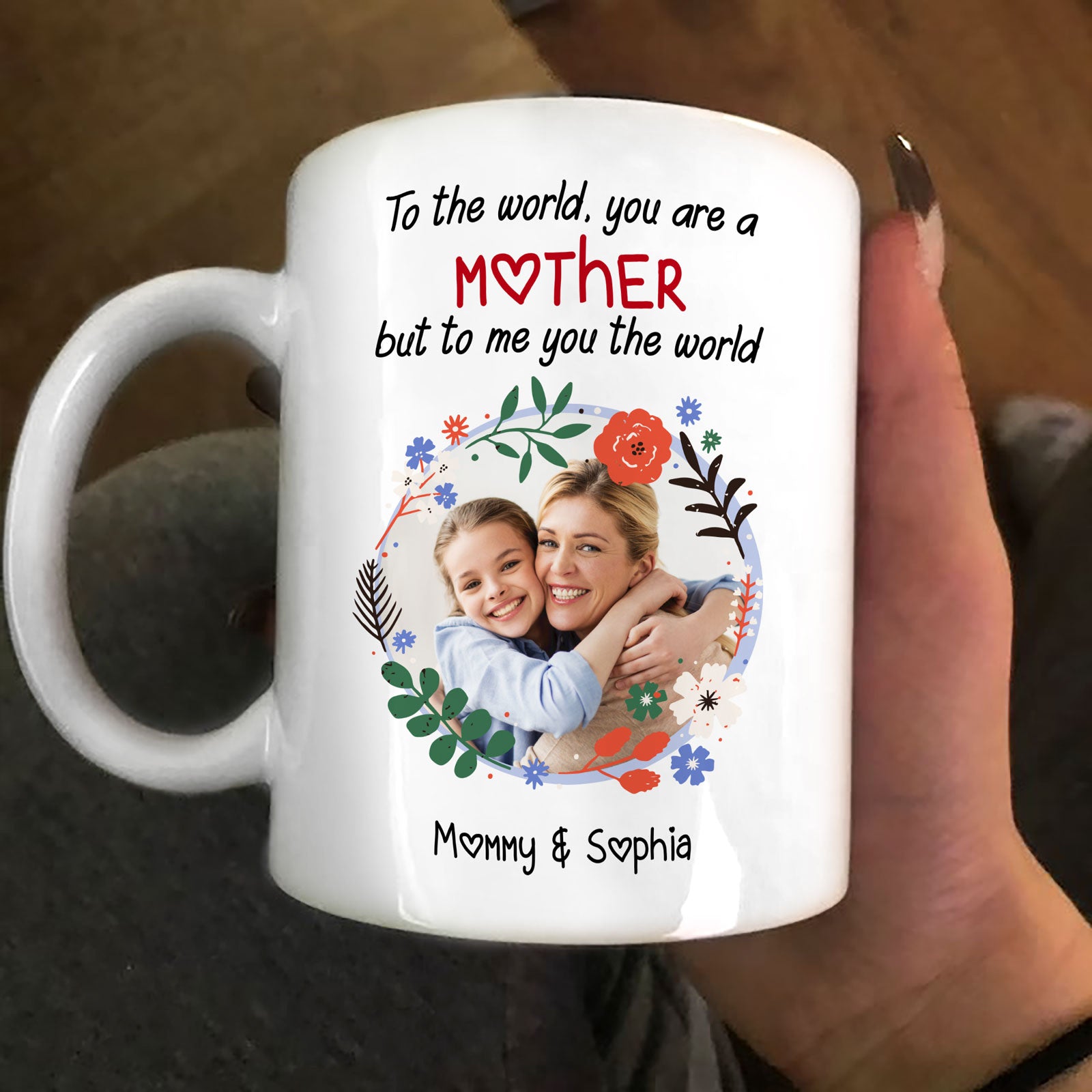 Mother's Day Gift To The World You Are A Mother Personalized Mug