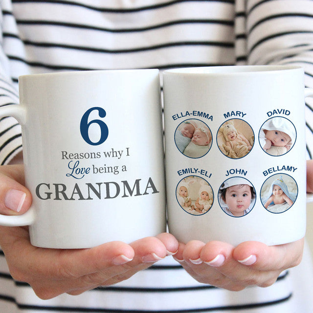 Reasons Why I Love Being A Grandma Personalized Mug