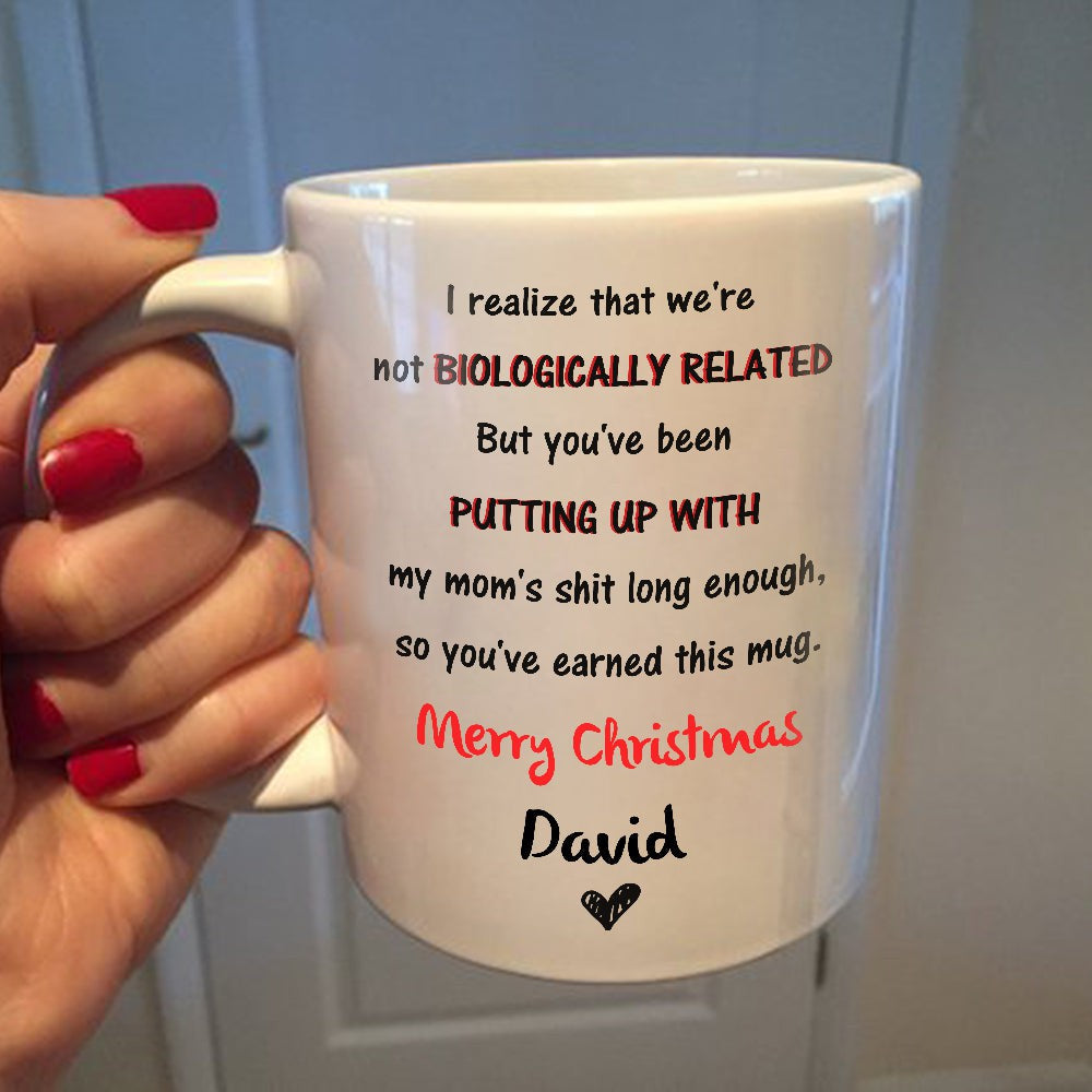 Personalized Earn This Mug Christmas Mug