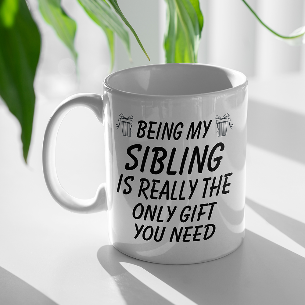 Funny Gift For Sibling The Only Gift You Need Mug