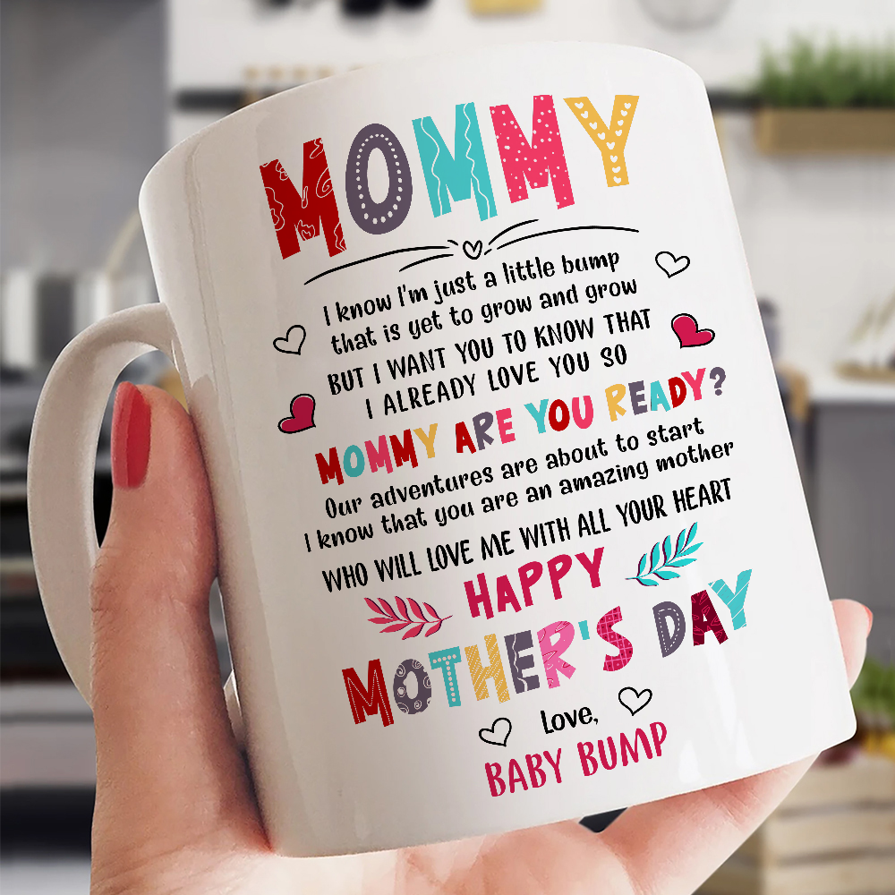 Mommy Are You Ready Happy Mother's Pattern Day Mug